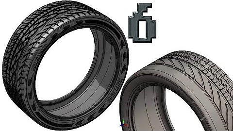6-Project 36| Re-Scale Tire |SolidWorksTutorial : multi grip pattern pt.1 (pattern5)