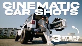 3 Easy Steps to Cinematic Rolling Car Shots Ft. SmallRig Car Mount