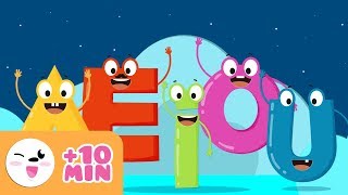 Vowels a e i o u  Educational video to learn the vowels