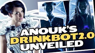 DRINKBOT 2.0 A Robotic Cocktail Dress that Mixes Your Drink Based on Voice Command