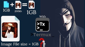 Hide files behind an image using Termux | Hide file inside an image in Hindi| steganography | Termux