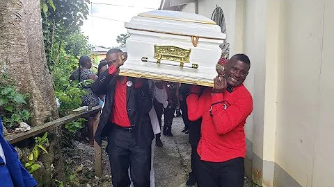 Miss Junie at the Graveside