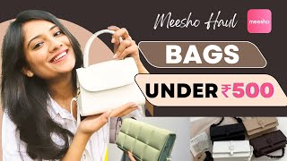Meesho Bag Haul Under ₹500 | Manaswi Ghormare