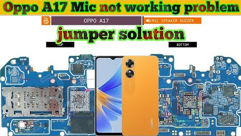 Oppo A17 Mic not working problem jumper solution|#thesoilboy