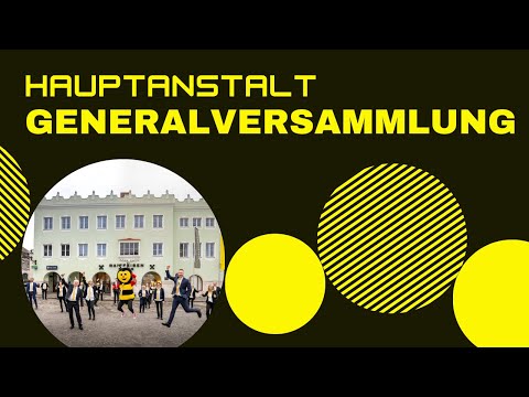 Generalversammlung 2022 - Hauptanstalt Part 1