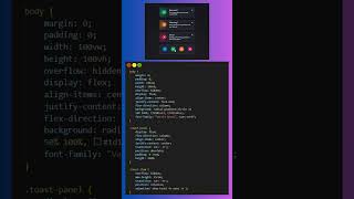 Toast Notifications Using HTML CSS #html