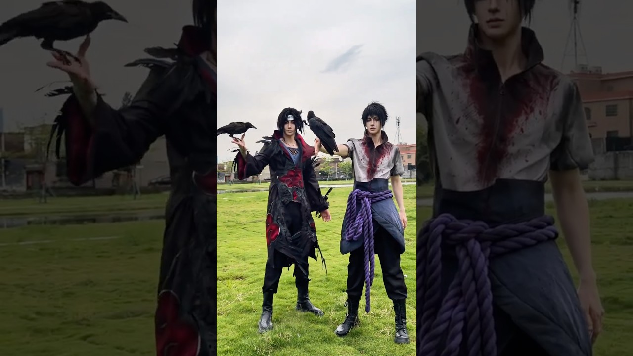 Itachi & Sasuke😊 #anime #game #fyp #naruto #itachi #sasuke #cos #cosplay #cosplayer