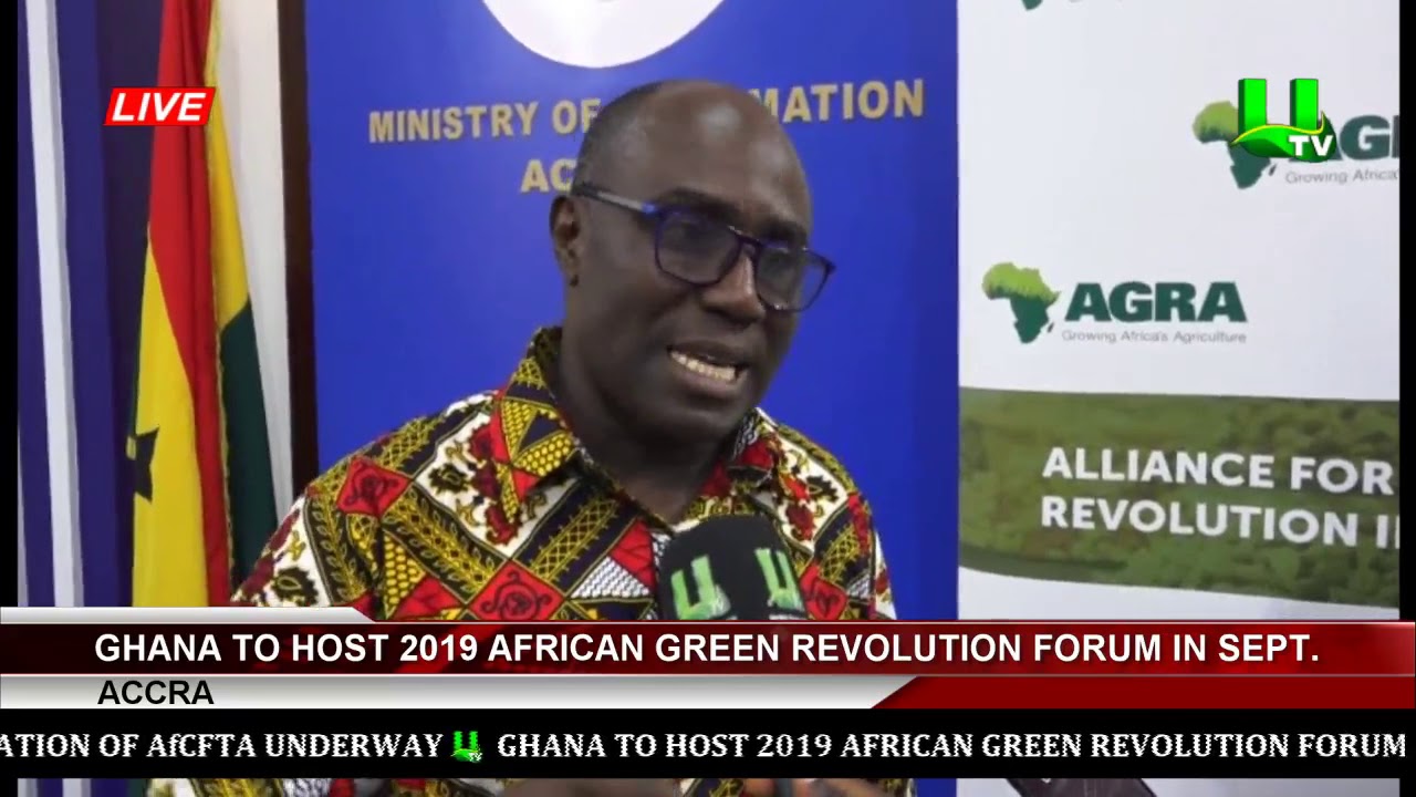 utv ghana frequency on multi tv GHANA To Host 2019 African Green Revolution Forum In September
