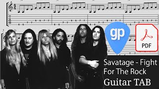 Savatage - Fight For The Rock Guitar Tabs [TABS]