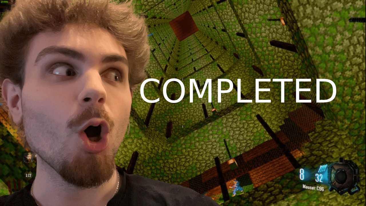 MINECRAFT TOWER CHALLENGE COMPLETED! Black Ops 3 Custom Zombies