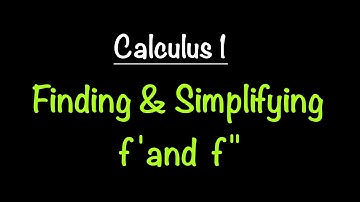 Finding and Simplifying f