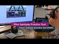 Pilot aptitude practice tests  future aptitude selection tool fast