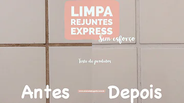 Como clarear rejunte de piso branco?