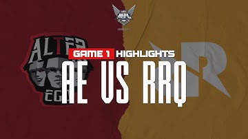 Game Highlight | Alter Ego vs. RRQ Hoshi | MPL S5 Week 6 Day 2 | Game 1