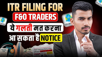 Demo ITR Filing for F&O Trades (2025) | Step-by-Step Self ITR Filing Guide