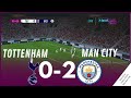 Highlights  tottenham hotspur 02 manchester city  premier league 2324  game simulation