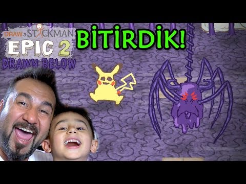 ÇİZDİKLERİMİZ CANLANDI BİTİRDİK! | Draw A Stickman: EPIC 2 DLC Drawn Below FİNAL
