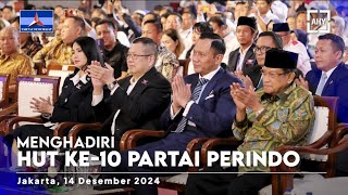 Attending the 10th Anniversary of Partai Perindo