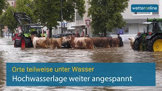 Thumbnail for Die Hochwasserlage in Süddeutschland ist weiterhin angespannt