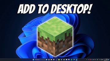 How To Add Minecraft Launcher To Desktop