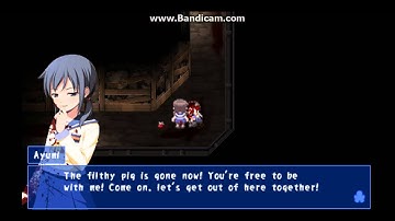 Corpse Party Ayumi kills Naomi in Chapter 5 Wrong End