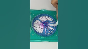 This Design Will Hypnotize You: Relaxing ASMR Art #asmr #art #spirograph #shorts #2025 #usa