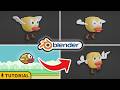 Modeling the bird from Flappy Bird in Blender | 3D Full Tutorial