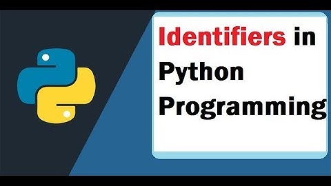 1.Python Identifier tutorial  In Malayalam