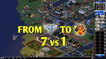 Red Alert 2 - From Allied to Soviet - 7 vs 1 + Superweapons