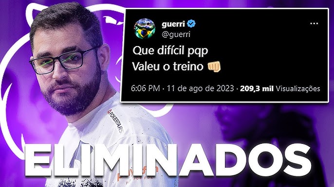 CS:GO: Não entrei no jogo, desculpa quem acordou cedo, diz felps