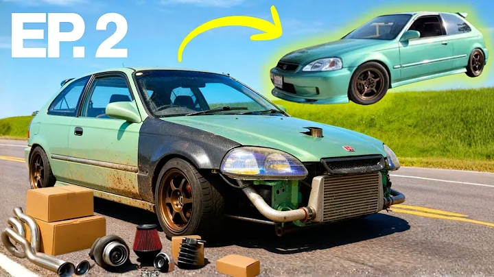 Restoring An Abandoned BIG TURBO Civic On A Budget! EP. 2