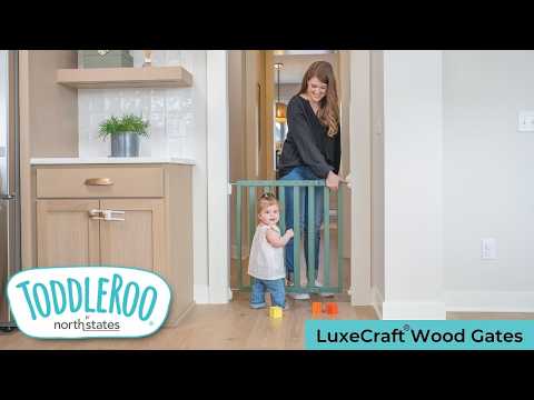 Toddleroo by North States LuxeCraft Wood Gate Jack Pine Green