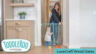 Toddleroo LuxeCraft Wood Baby Gates