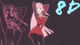 Zero two Dance | Phut hon | Tiktok Viral | Tiktok Remix || 8D please use headphones | wallpaper girl