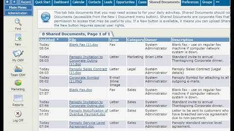 Managing your Documents with Sage CRM