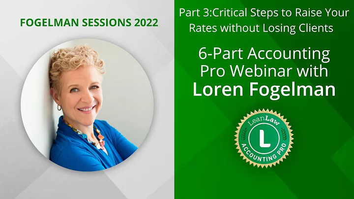 LeanLaw & Loren Fogelman: Critical Steps to Raise ...