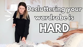 The Simple Wardrobe Experiment | Decluttering your wardrobe is HARD  here's how to make it EASY