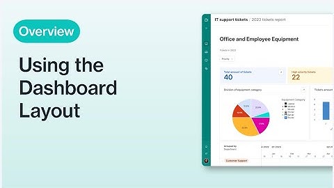 Using the Dashboard Layout