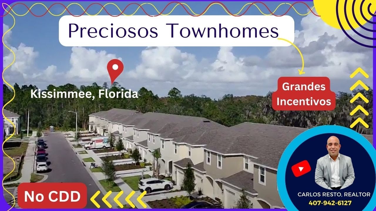💥Preciosos Townhouses en Kissimmee, Florida zip code 34758 ofreciendo ...