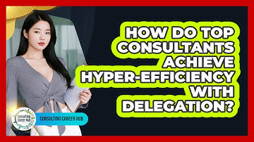 How Do Top Consultants Achieve Hyper-efficiency With Delegation? - Consulting Career Hub