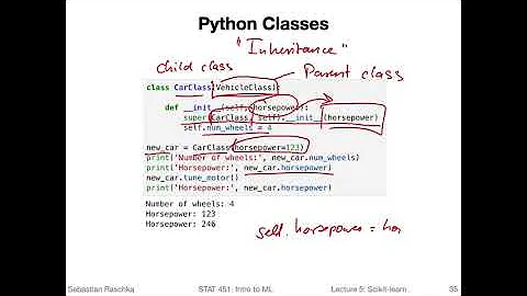 5.3 Object Oriented Programming & Python Classes (L05: Machine Learning with Scikit-Learn)