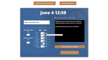 How to use the NudgeClock with FocusMate