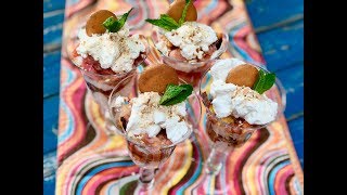 Make a Grilled Peaches n Cream Cheese Parfait