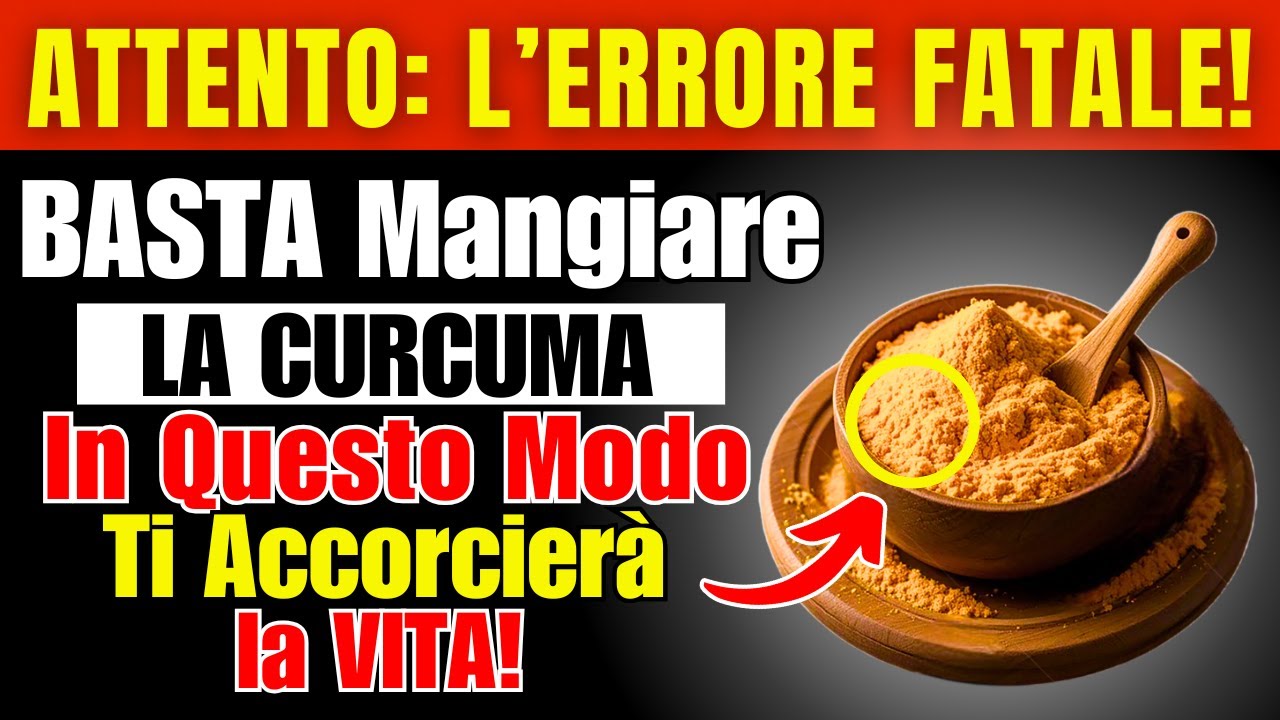 Over 60? I 4 Cibi che NON Devi MAI Abbinare con la CURCUMA e 4 che ...