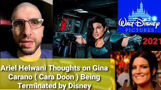Ariel Helwani Talks About Gina Carano Star Wars Actress and UFC Fighter, Disney terminate Cara Doon