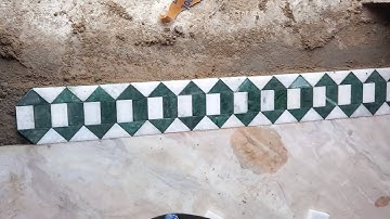 New 3d marble border design | How to make Marble digital border Marble border|marble border design