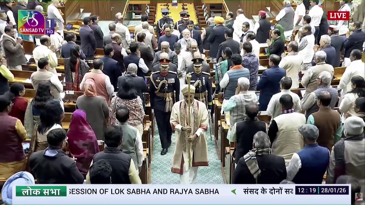 Hon'ble President Smt Droupadi Murmu ji addresses joint session of Parliament. 