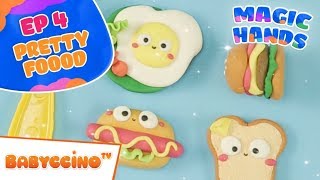 Babyccino Magic Hands Episode 4 - Pretty Food - Molding Clay For Kids