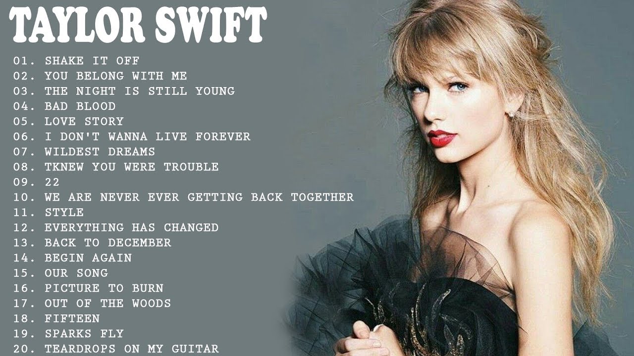 Taylor Swift Greatest Hits Taylor Swift Greatest Hits Playlist YouTube