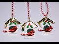 DIY~Beautiful Miniature Christmas Birdhouse Ornament | Journal Tag | Pendant